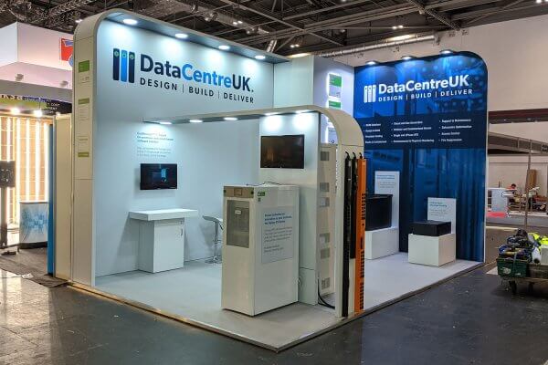 bespoke exhibition displays with office area