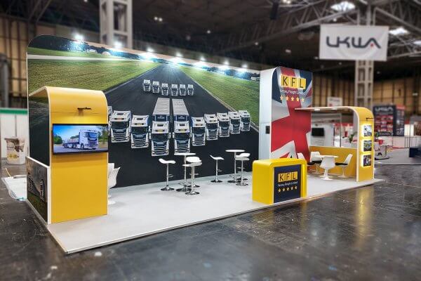 bespoke exhibition stand at the multimodal show NEC